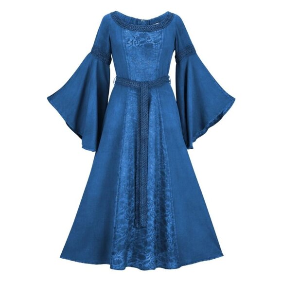 NWT Holyclothing Holy Clothing Eowyn Maxi Blue Divine - S Small - Picture 1 of 2